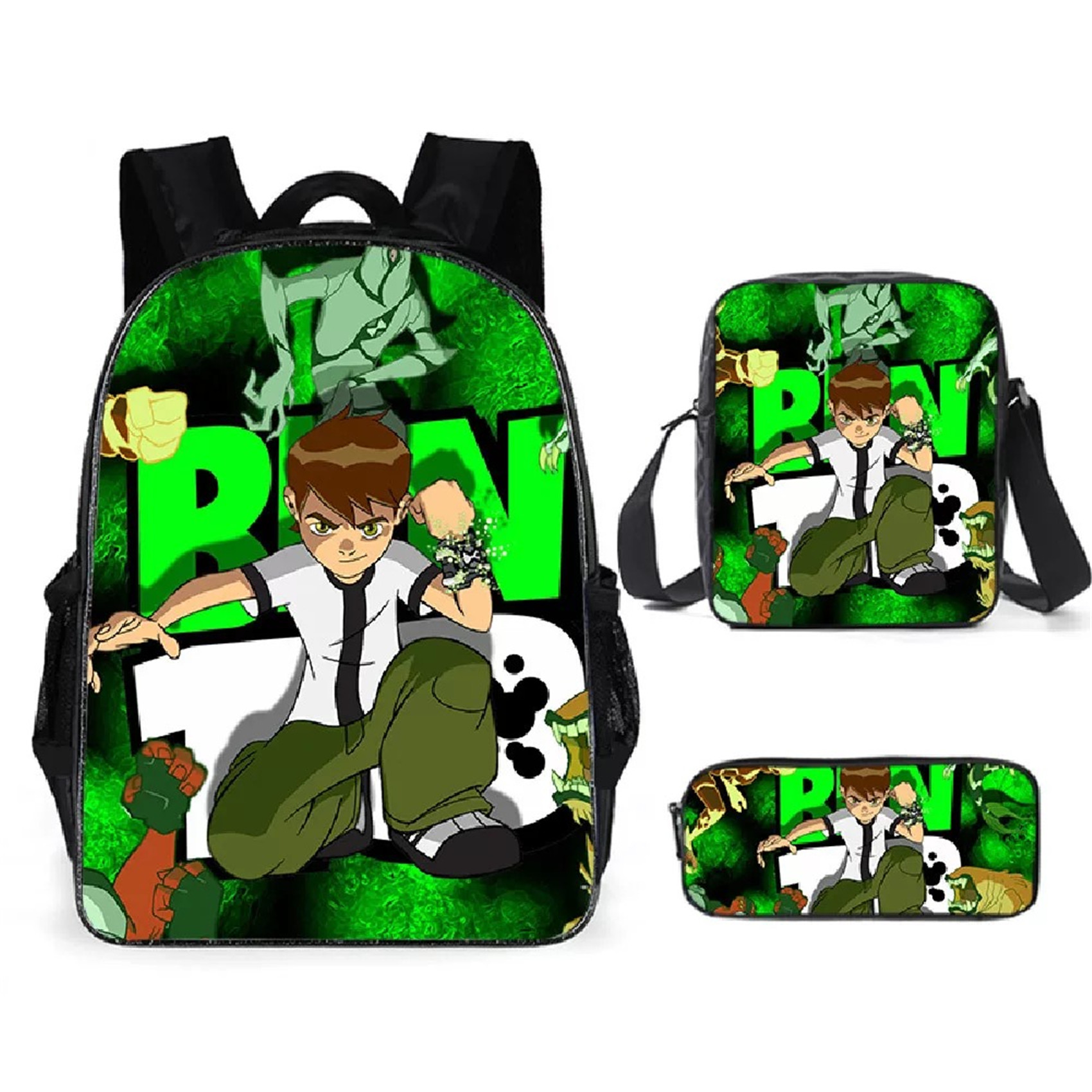 Embroidery Frame - Mochila Ben 10 leve com bolsa