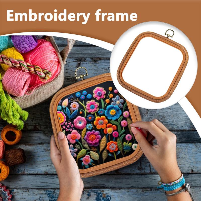 Embroidery Frame - Quadro de aro de bordado grande,