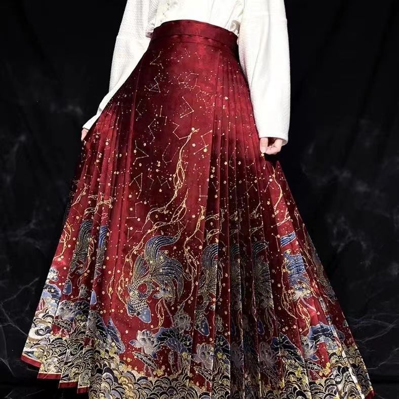 Embroidery Horse - ‌ Novo estilo chinês hanfu cavalo