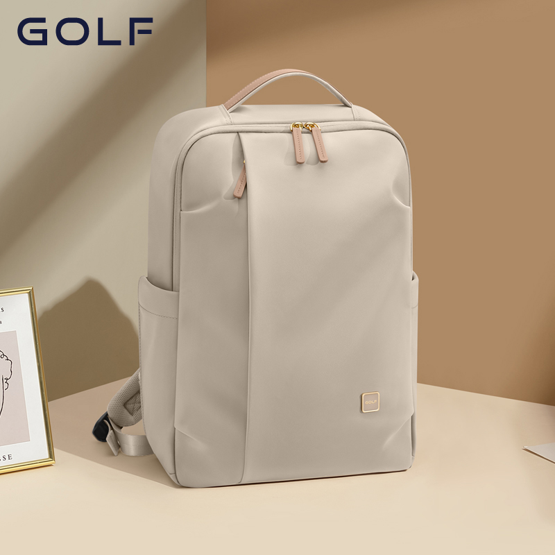 Embroidery Simple - Mochila feminina de grande capacidade GOLF,