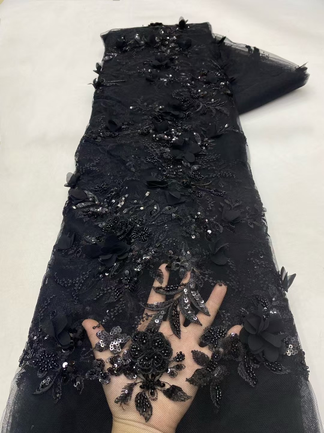 Embroidery Net Dress - Coomiya Vestidos femininos bordados com contas