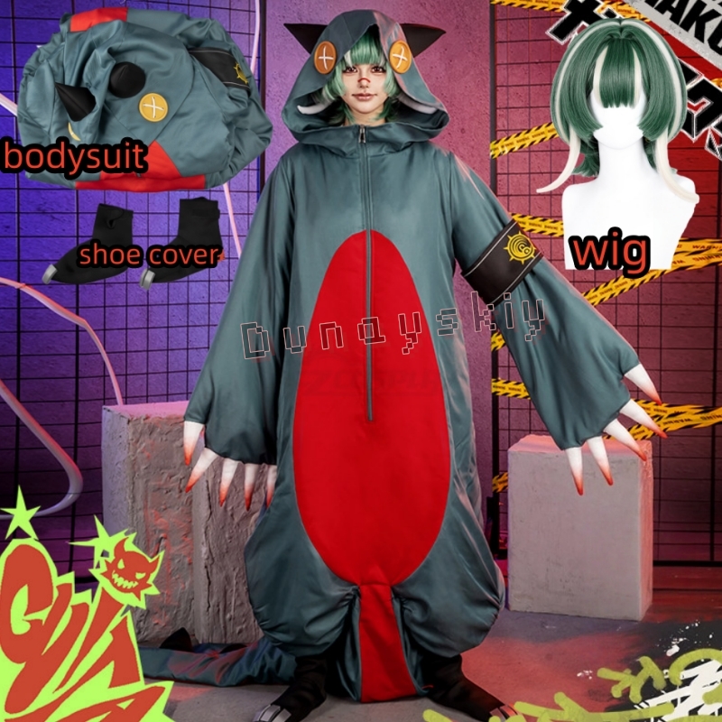 Embroidery Vest - GACHIAKUTA GUITA Fantasia de Cosplay, Pijama,