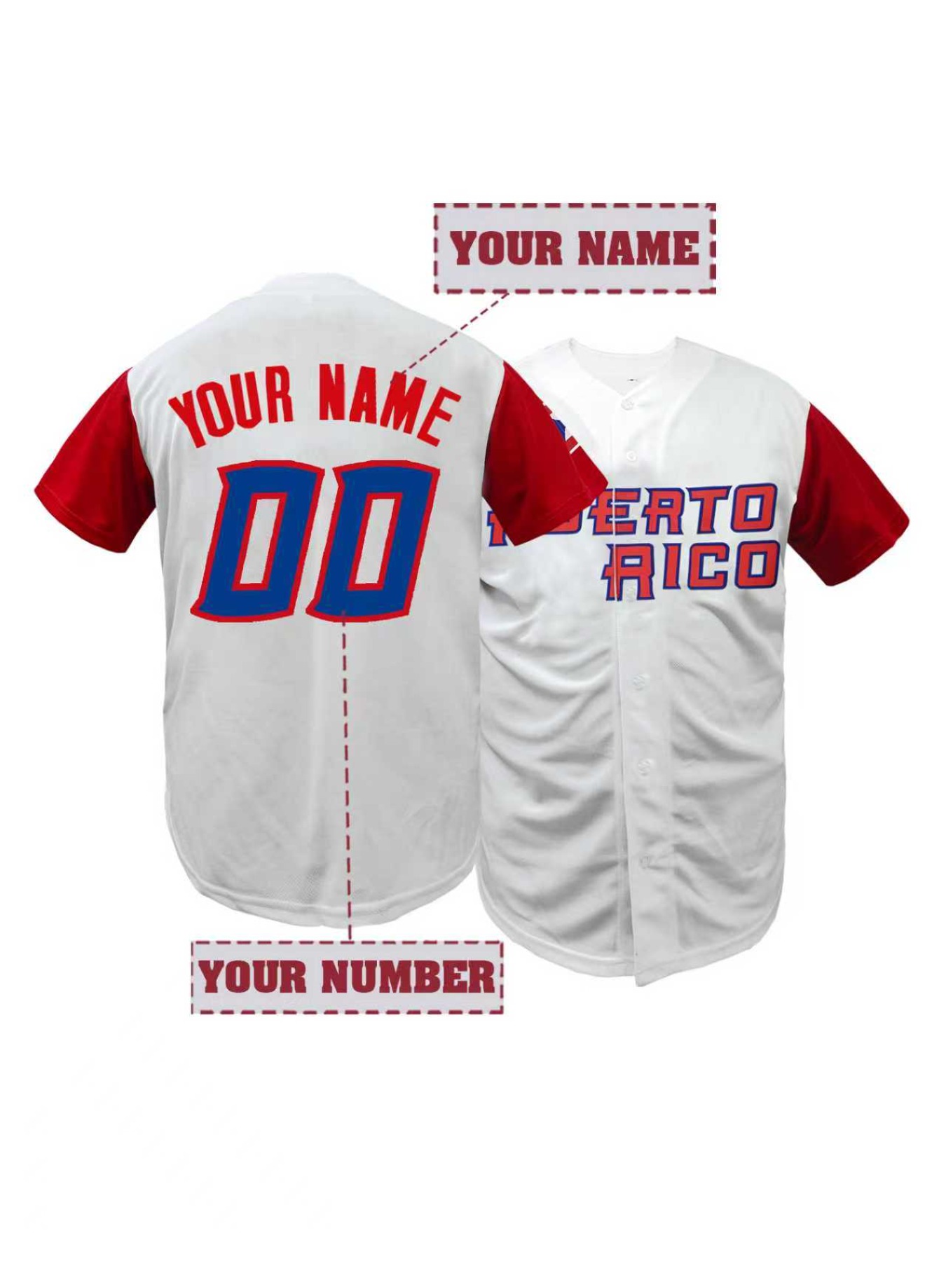 Embroidery Tshirt - Camisa de beisebol masculina personalizada com