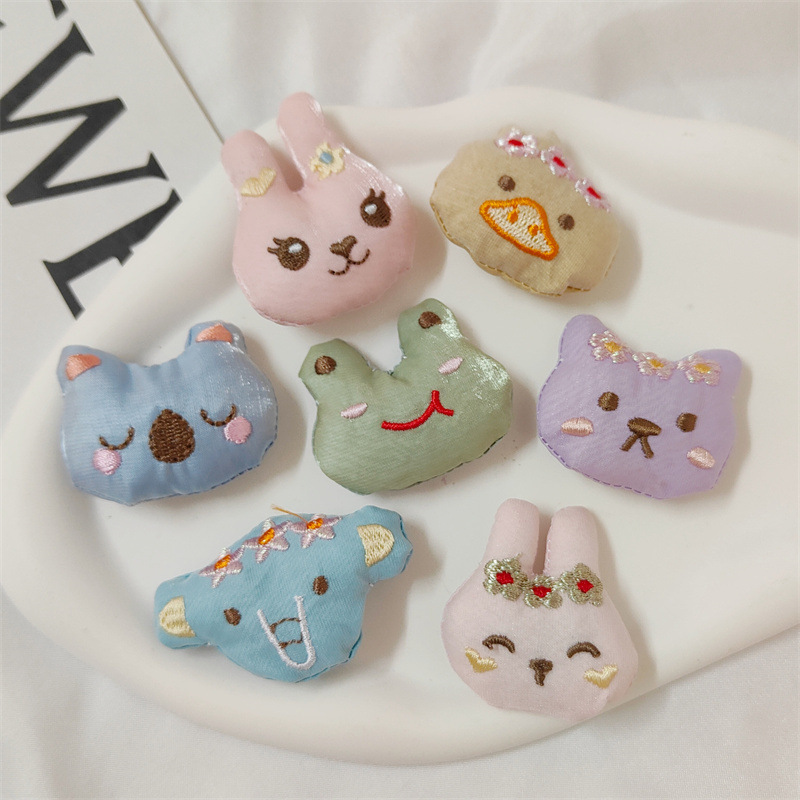 Embroidery Rabbit - 5 pçs novo bordado coelho sapo