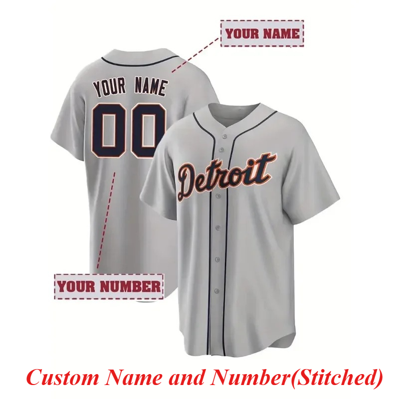 Embroidery Font - Nome e número personalizados camisa de