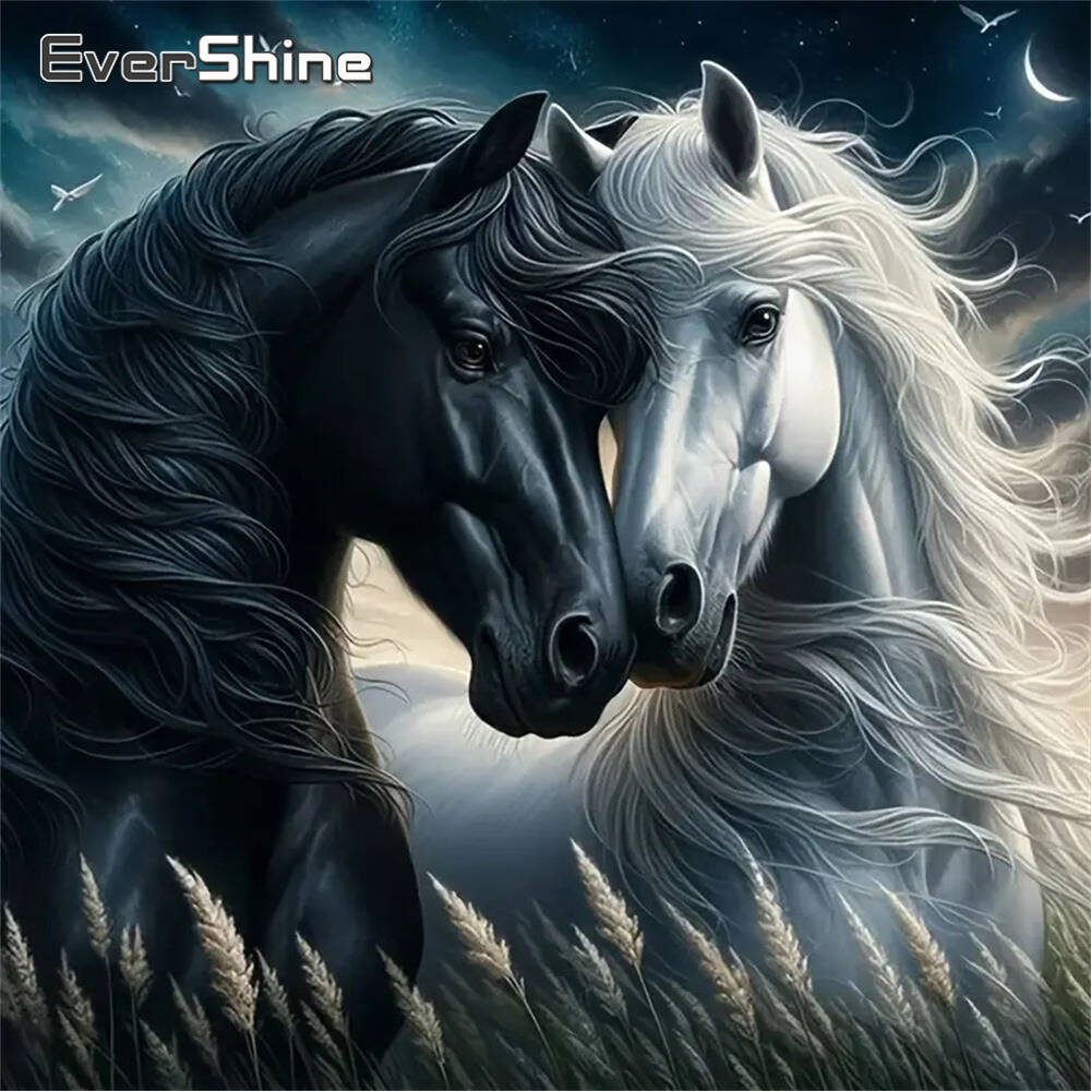 Embroidery Horse - Evershine pintura diamante margarida flor colorido