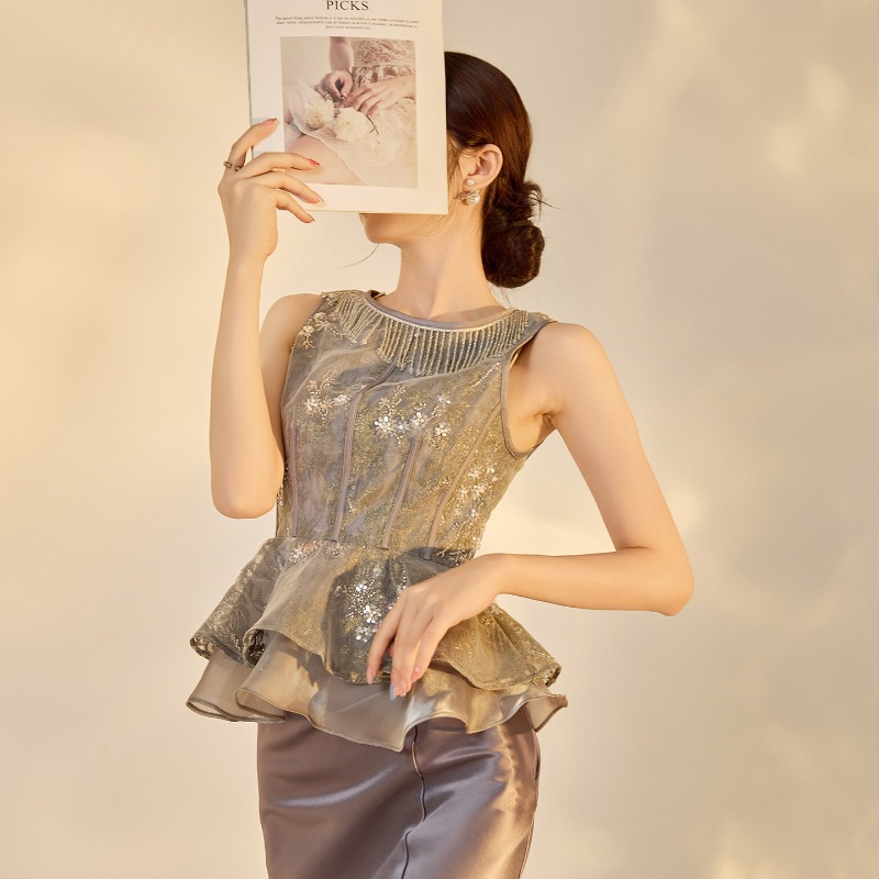 2025 verão conjunto de colete  - Embroidery Vest avaliação e preço