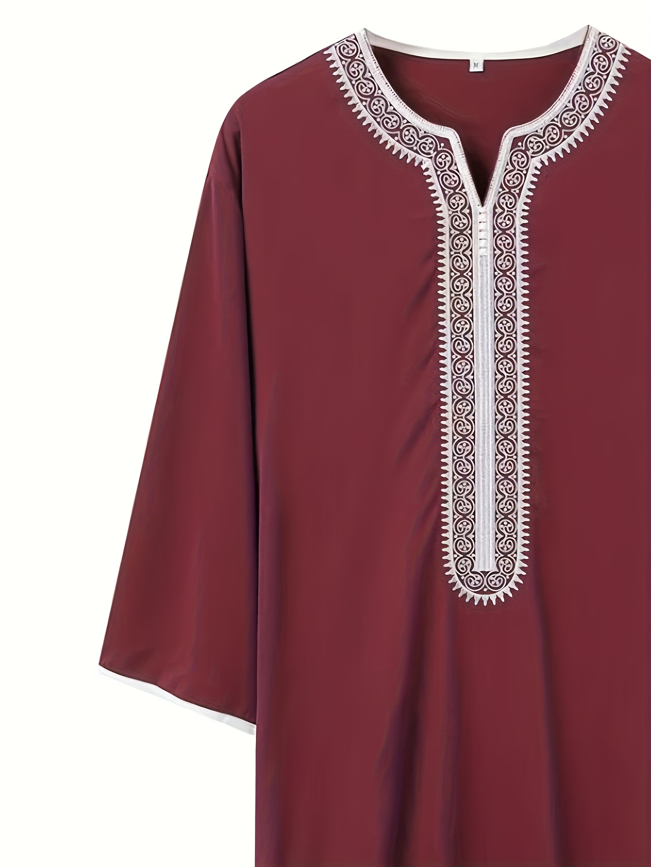 Nova Túnica Árabe do Oriente M - Embroidery Red avaliação e preço