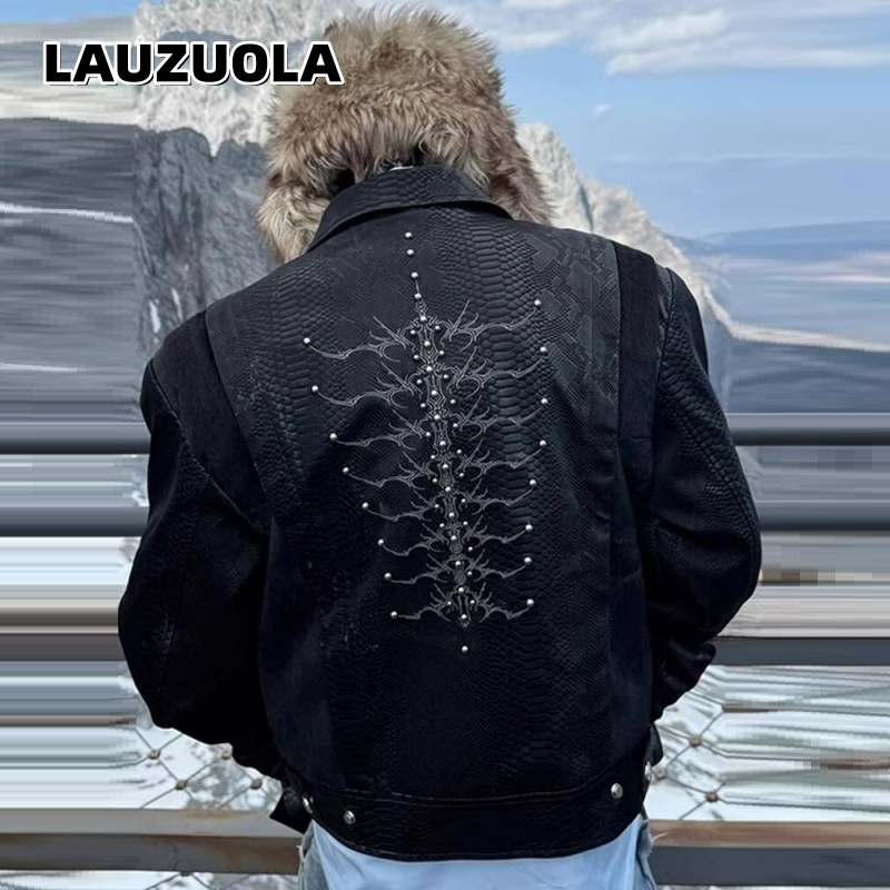 Jaqueta Masculina Preta com Es - Embroidery Jacket avaliação e preço