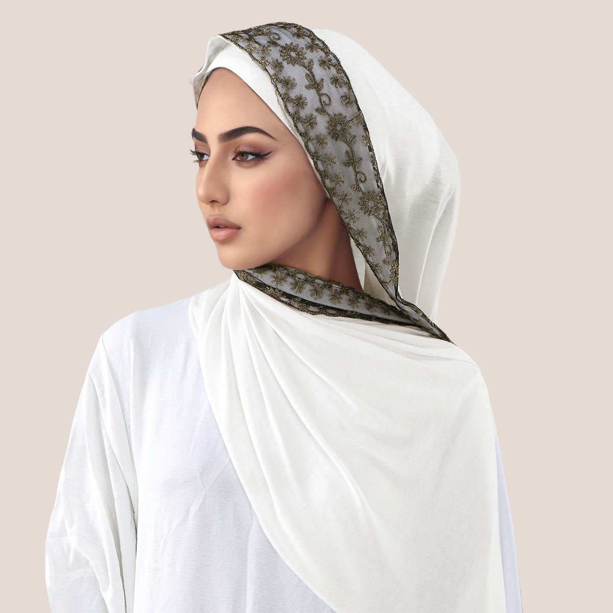 Renda bordado camisa de algodã - Embroidery Shawl avaliação e preço