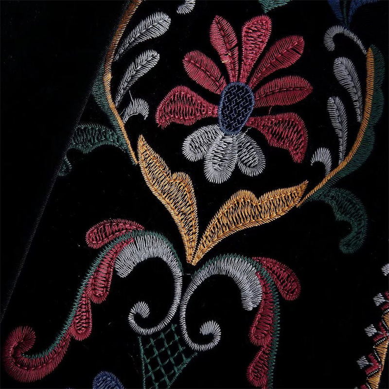Jaqueta Cropped de Veludo Bord - Embroidery Jacket avaliação e preço