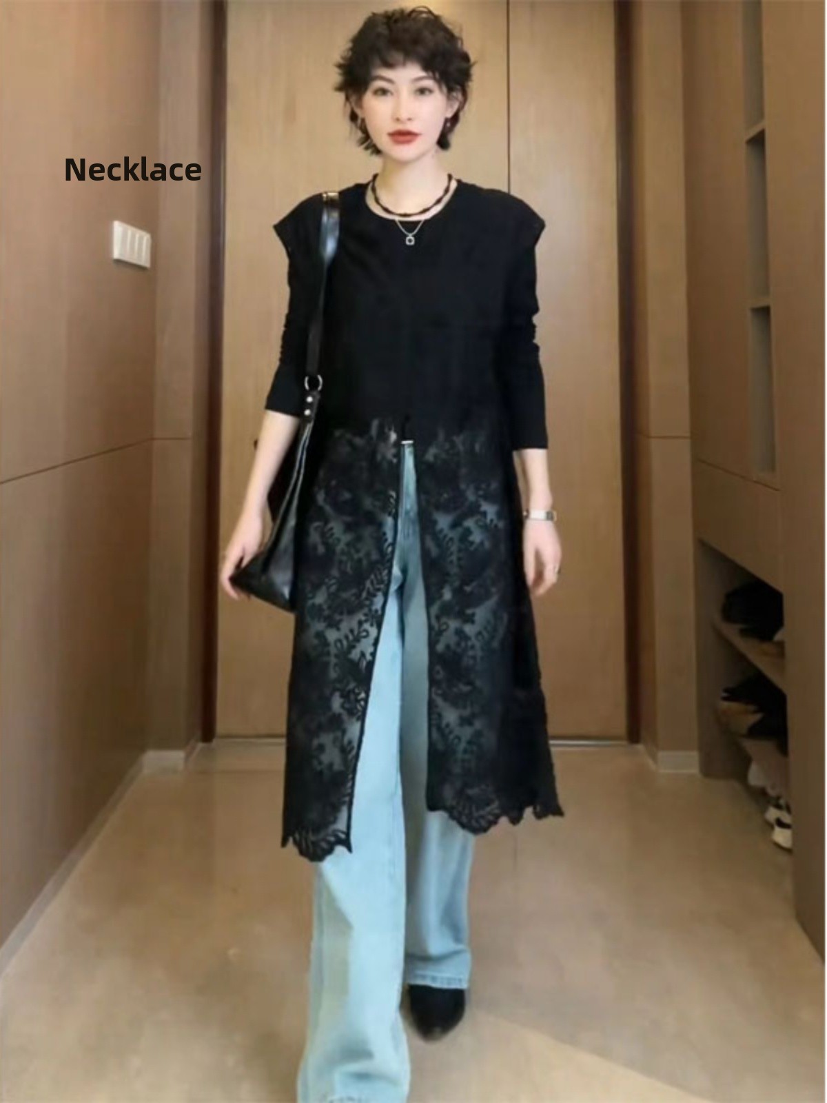 Vestido Midi de Renda Estilo F - Embroidery Vest avaliação e preço