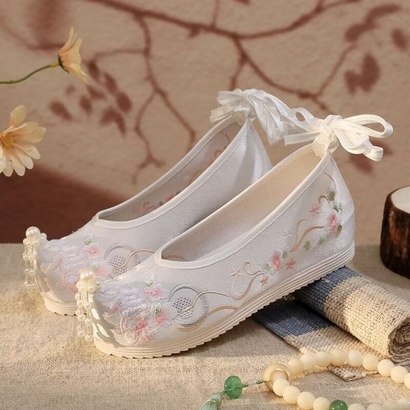Inverno hanfu sapatos feminino - Embroidery Red avaliação e preço