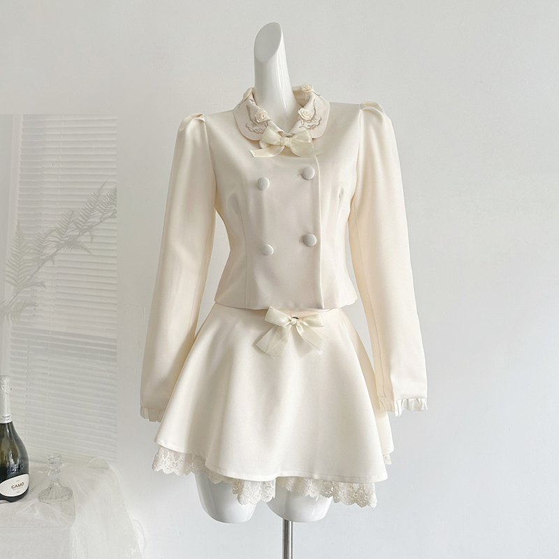 Conjunto de 2 Peças Feminino:  - Embroidery Jacket avaliação e preço