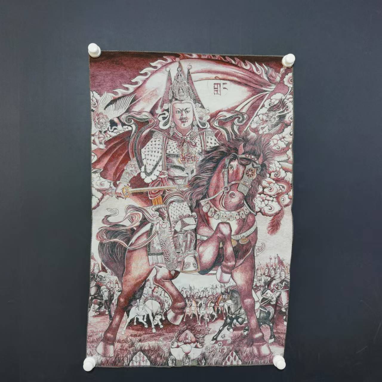 Thangka de 35 polegadas com bo - Embroidery Horse avaliação e preço