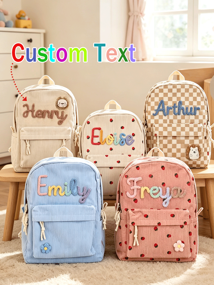 Mochila personalizada para vol - Embroidery Font avaliação e preço