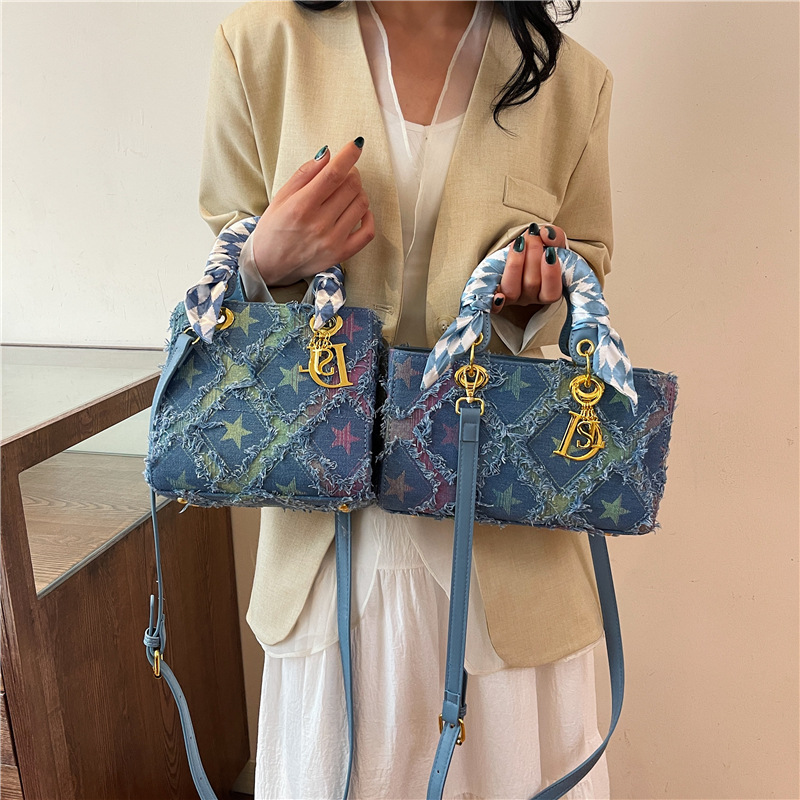 Y2K Bolsa feminina nova estrel - Embroidery Font avaliação e preço