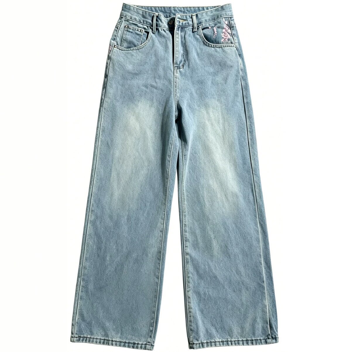 Calça Jeans de Cintura Alta So - Embroidery Jeans Sakura avaliação e preço
