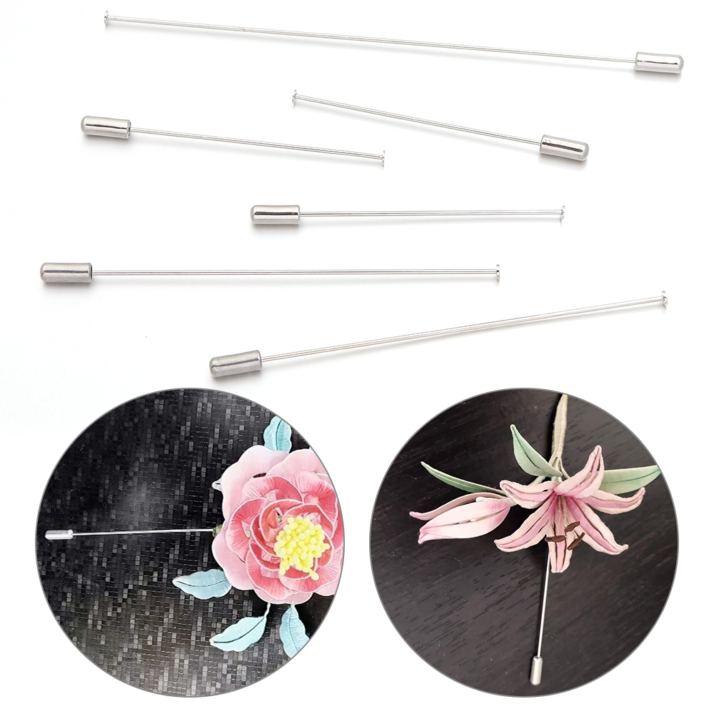 10 peças de broches longos com - Embroidery Simple avaliação e preço
