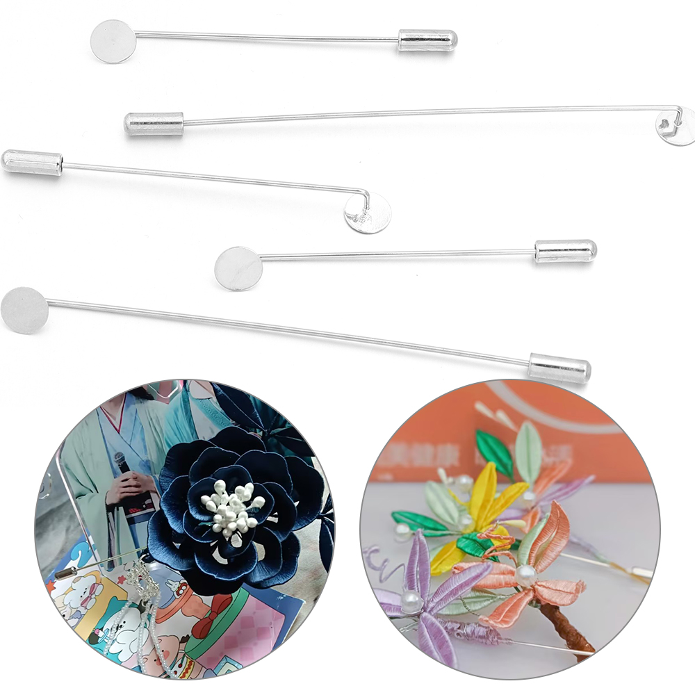 10 peças de broches longos com - Embroidery Simple avaliação e preço