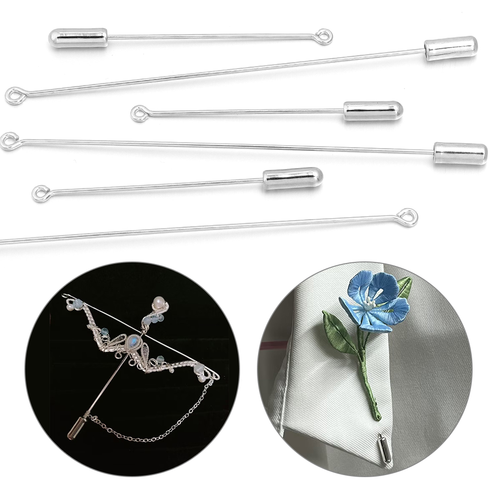 10 peças de broches longos com - Embroidery Simple avaliação e preço
