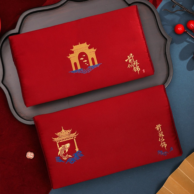Envelopes Vermelhos de Brocado - Embroidery Red avaliação e preço