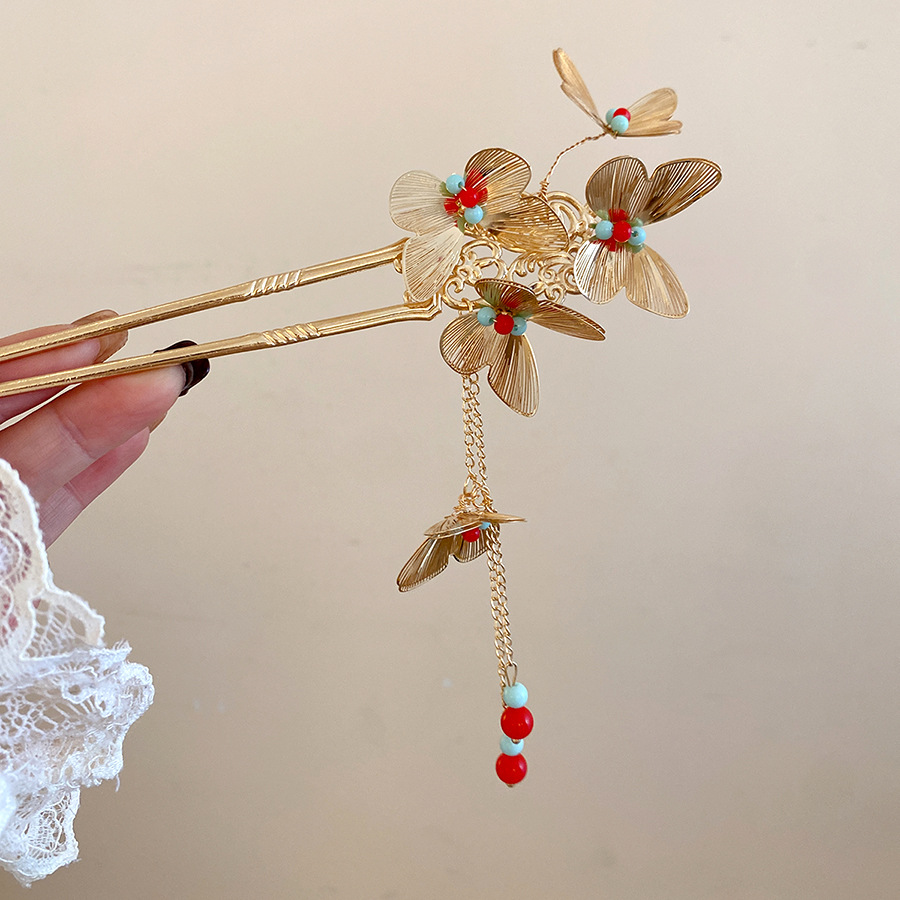 Novo estilo chinês borboleta d - Embroidery Red avaliação e preço