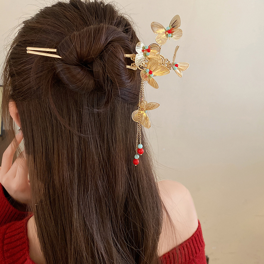 Novo estilo chinês borboleta d - Embroidery Red avaliação e preço