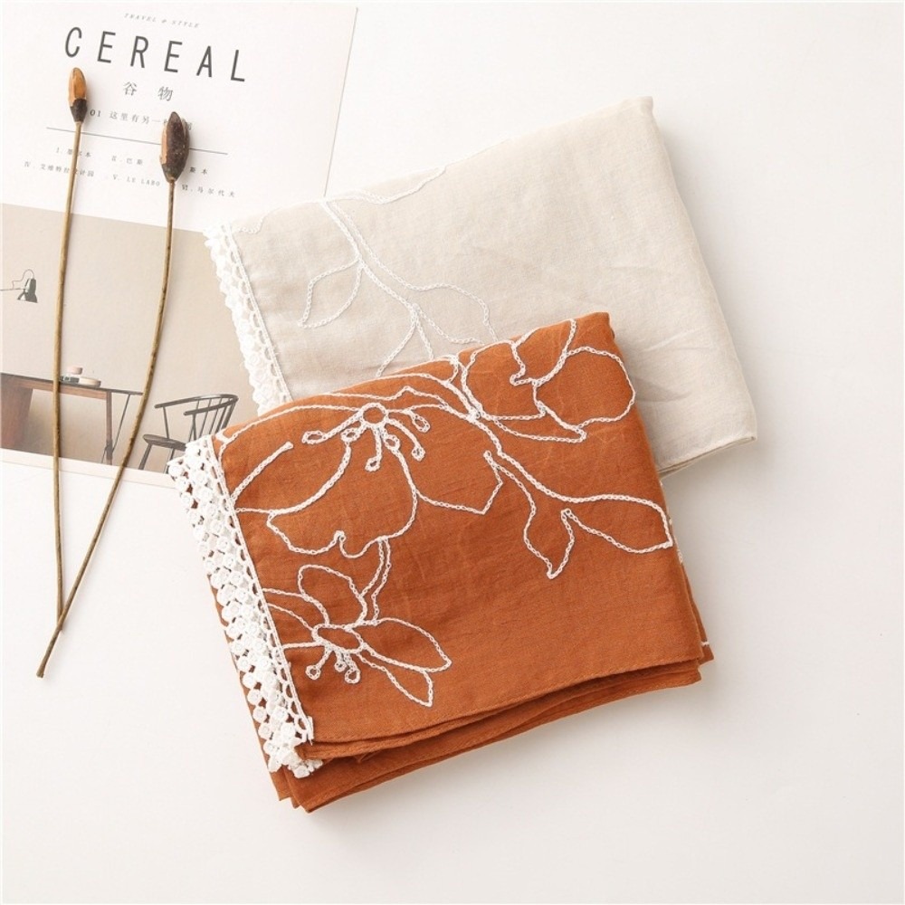Lenço Hijab Versátil e Elegant - Embroidery Shawl avaliação e preço