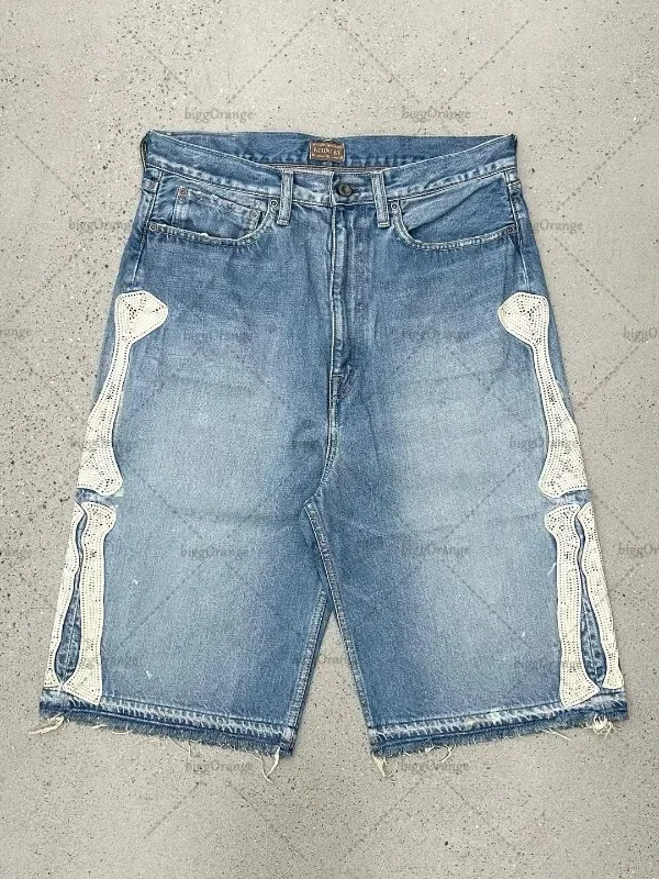 Shorts Jeans Feminino Deeptown - Embroidery Font avaliação e preço