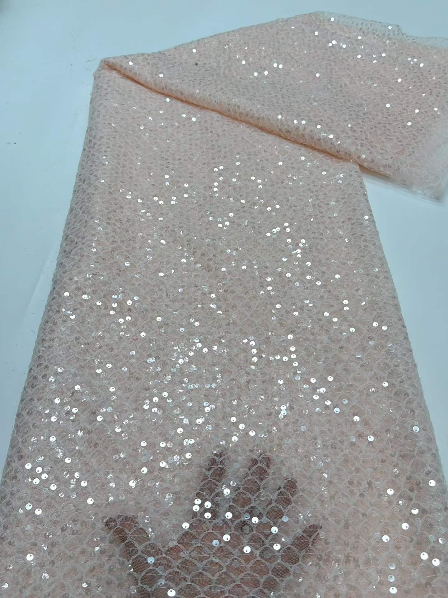 Tecido de Renda Bordada Nigeri - Embroidery Net Dress avaliação e preço