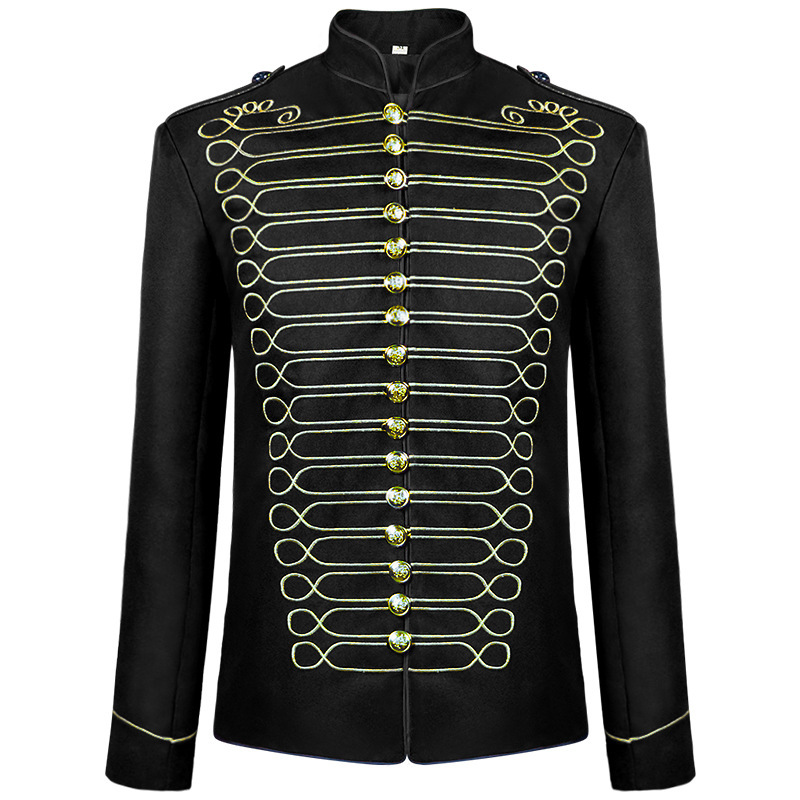 Jaqueta bordada de ouro mascul - Embroidery Vest avaliação e preço