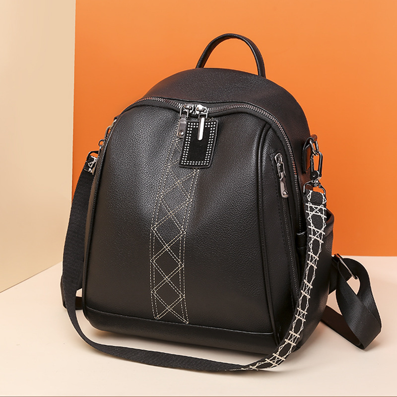 Mochila de estudante em couro  - Embroidery Frame avaliação e preço
