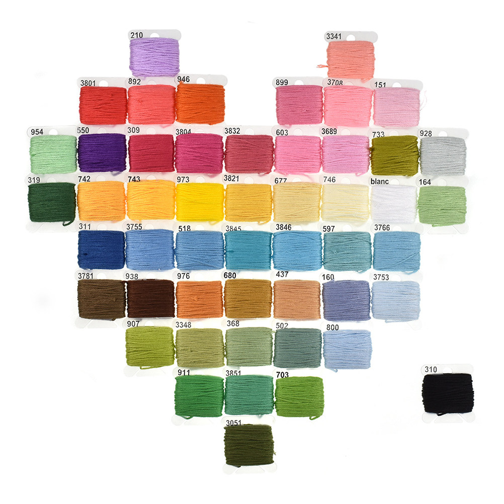 Kit de Bordado com 50 Peças Va - Embroidery Free Pattern avaliação e preço