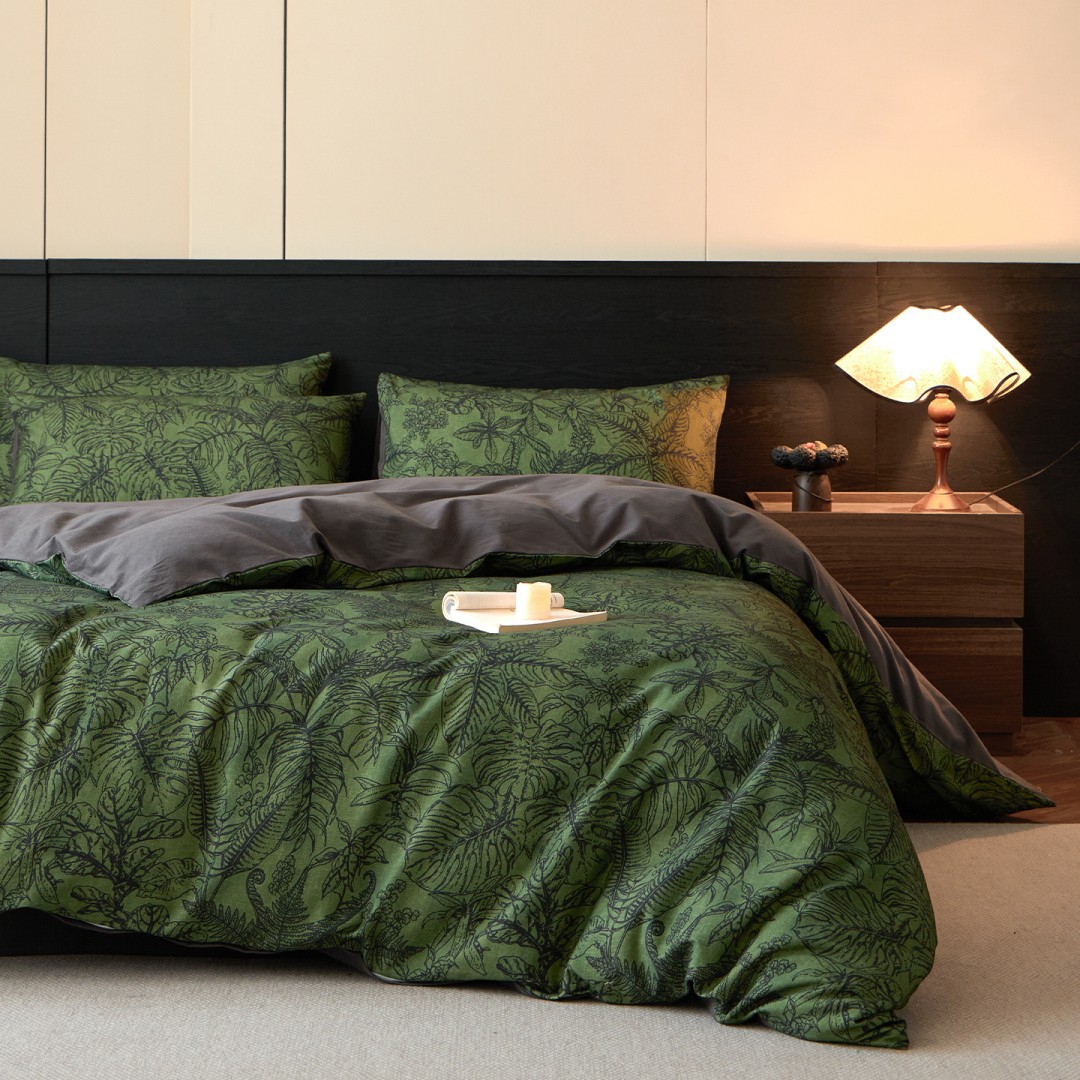 Conjunto de Roupa de Cama com  - Embroidery Quilt Cover avaliação e preço