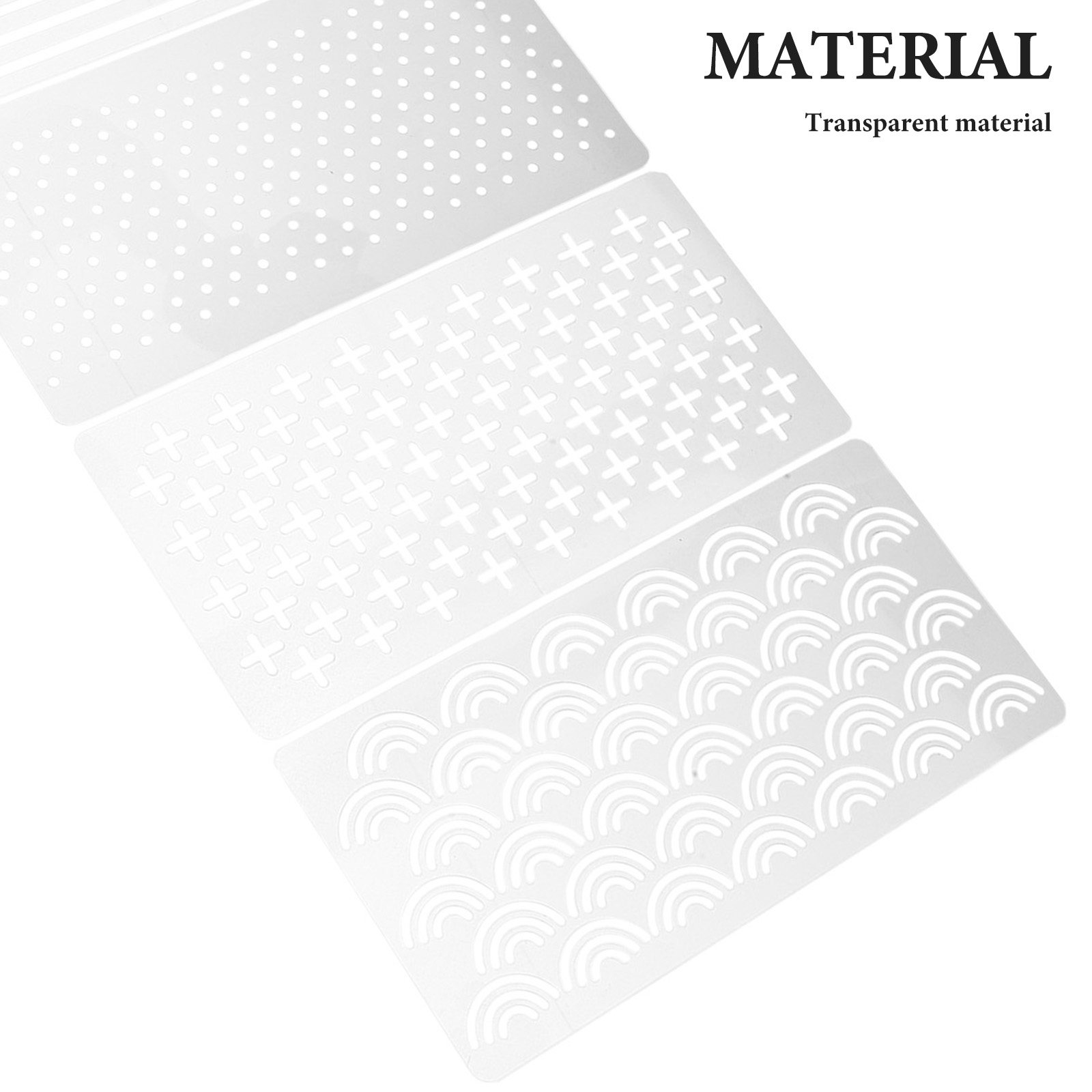 4 Peças de Moldes Transparente - Embroidery Free Pattern avaliação e preço