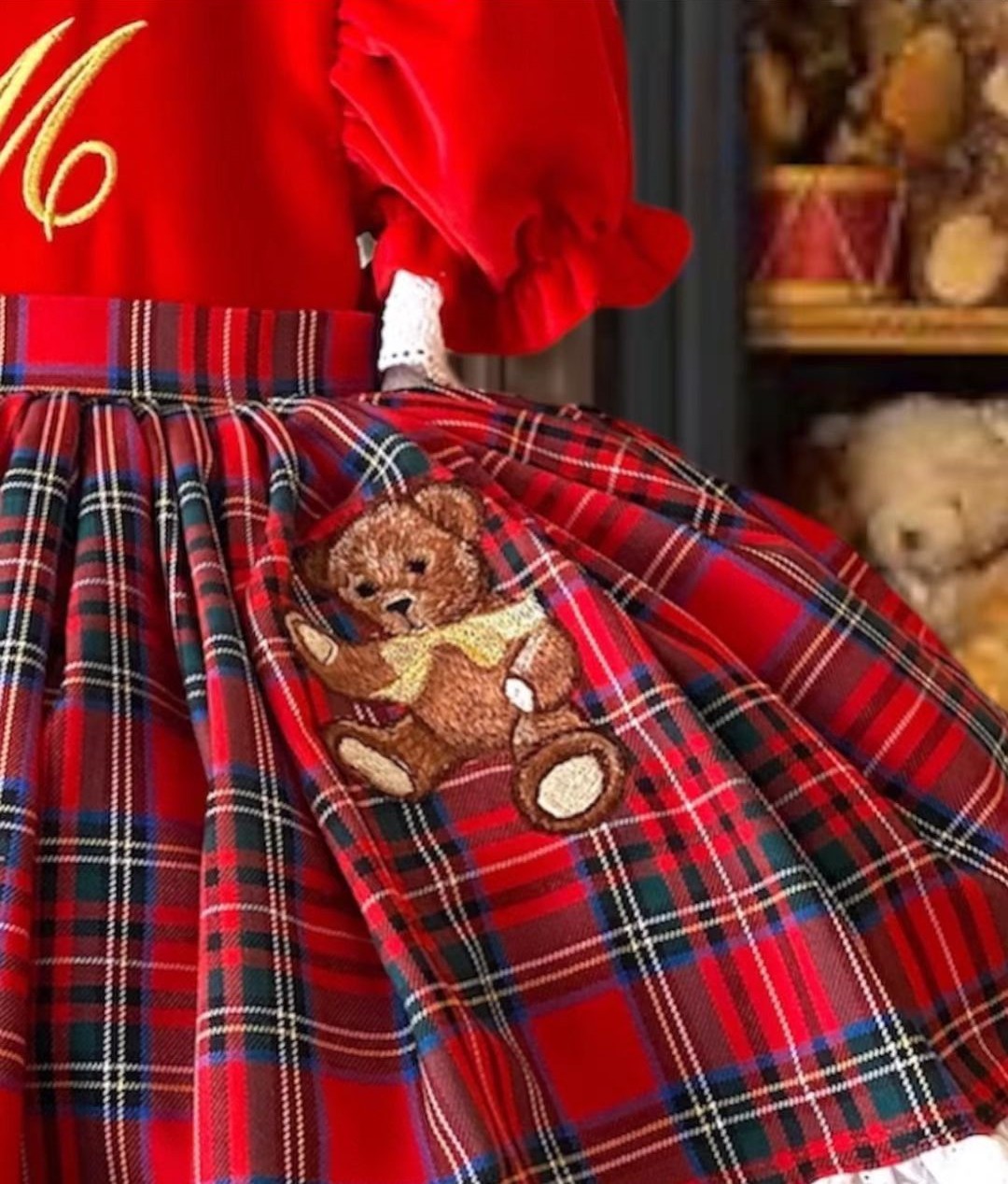 0-12y bebê menina outono inver - Embroidery Red avaliação e preço