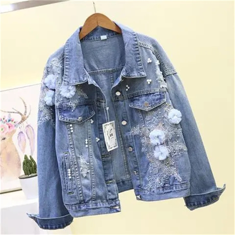 Jaqueta jeans curta bordada pa - Embroidery Jeans Sakura avaliação e preço
