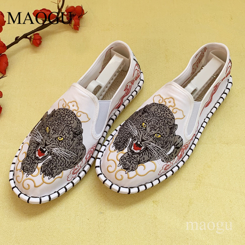 Sapatos Slip-On Unissex Estilo - Embroidery Free Pattern avaliação e preço