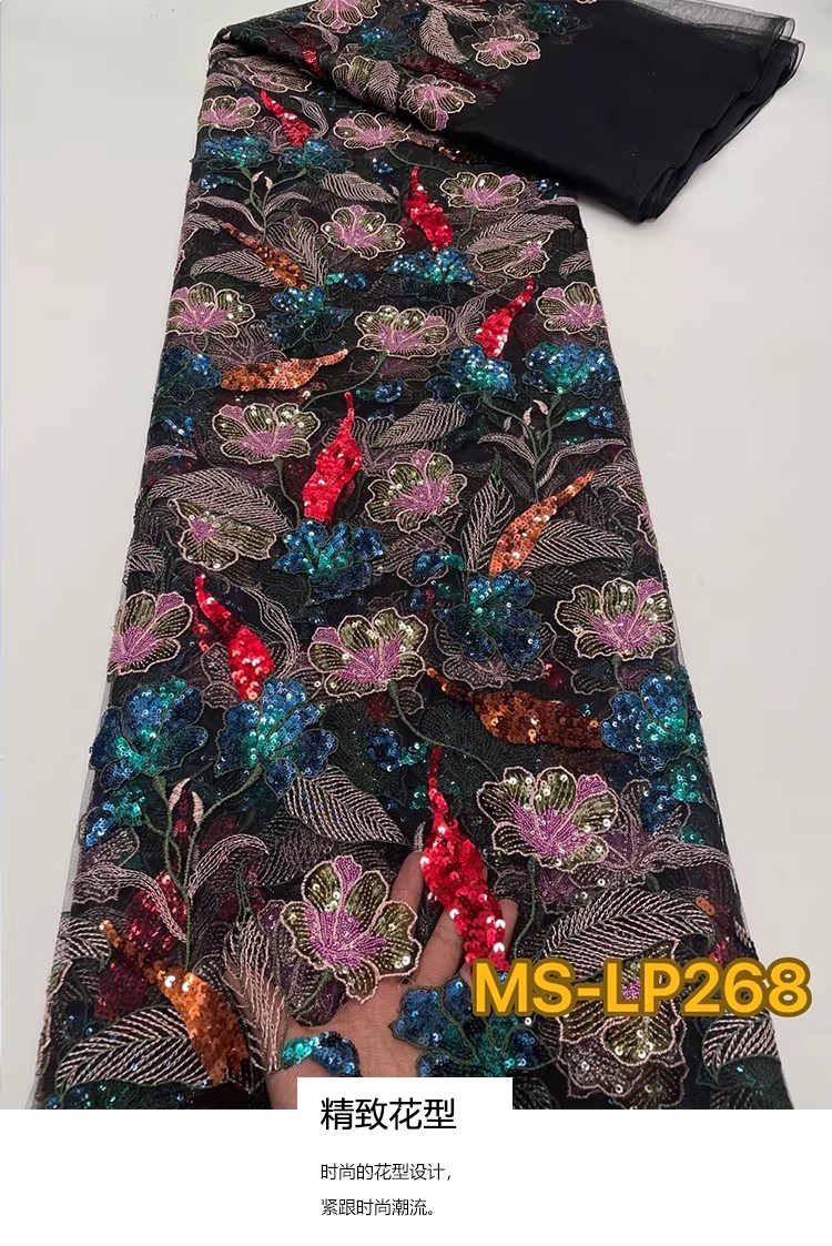 Tecido de luxo de 1 jarda com  - Embroidery Underlay avaliação e preço