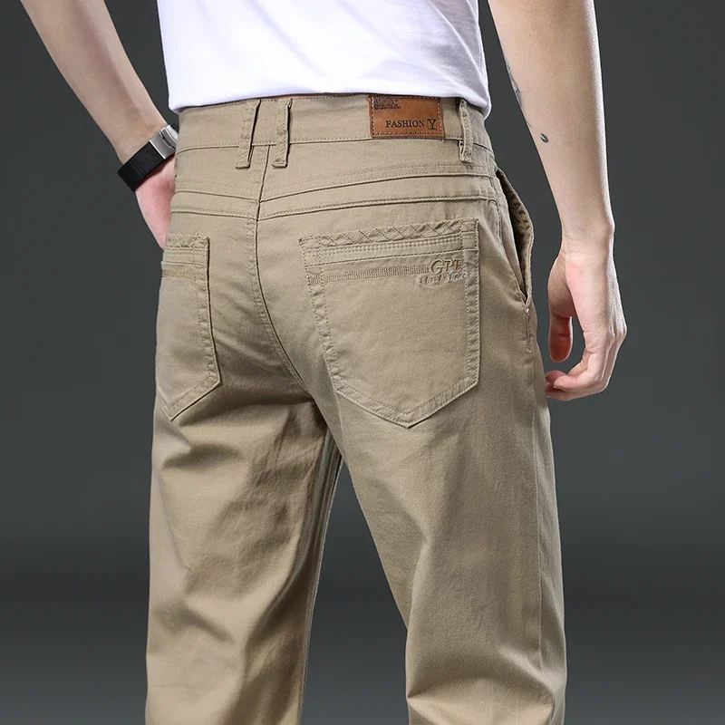 Calça reta stretch masculina,  - Embroidery Workshop avaliação e preço